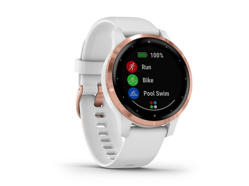 Garmin Vívoactive 4S Okosóra, fehér rose gold csattal (010-02172-239