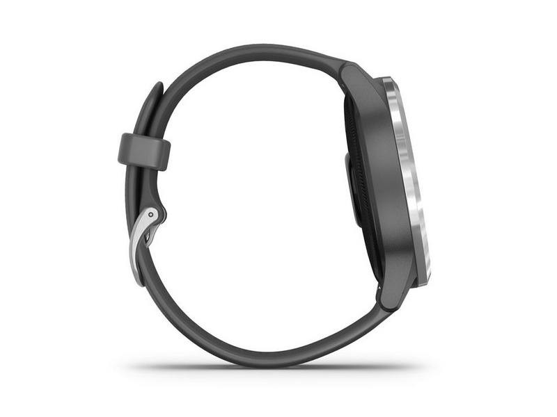 Garmin Vívoactive 4 szürke ezüst csattal, Szürke Okosóra (010-02174-03)