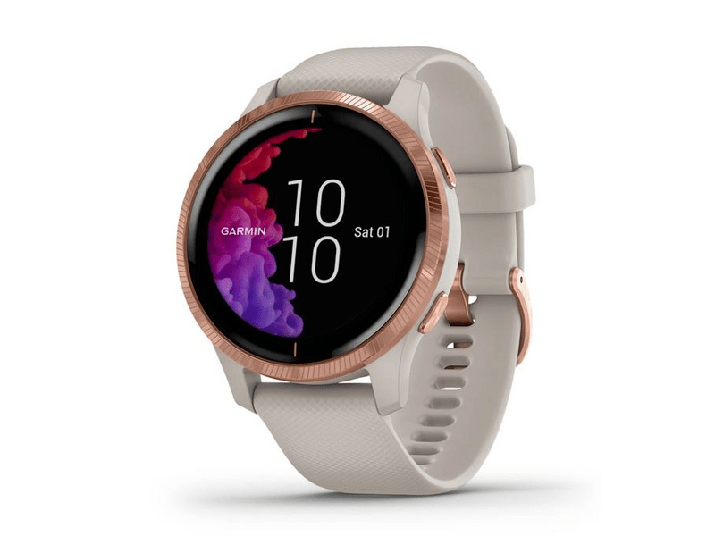 Garmin Venu törtfehér-rose gold rose gold csattal, Okosóra (010-02173-23)