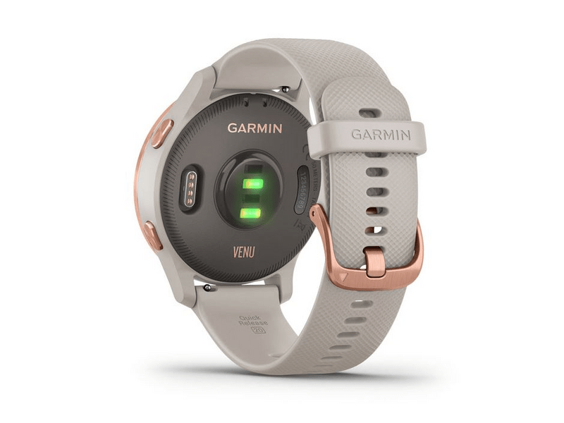 Garmin Venu törtfehér-rose gold rose gold csattal, Okosóra (010-02173-23)
