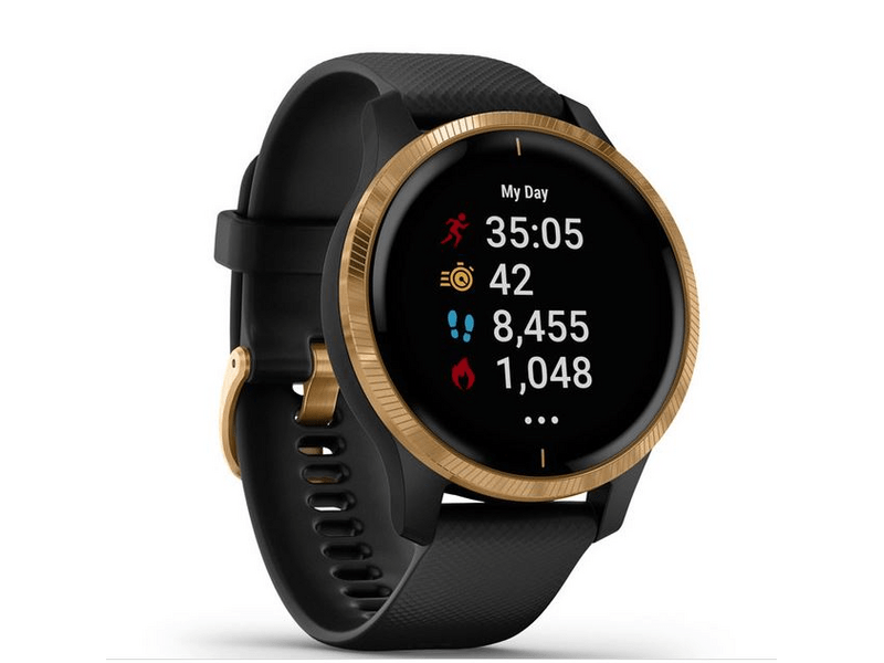 Garmin Venu fekete-arany arany színű csattal, Okosóra (010-02173-33)
