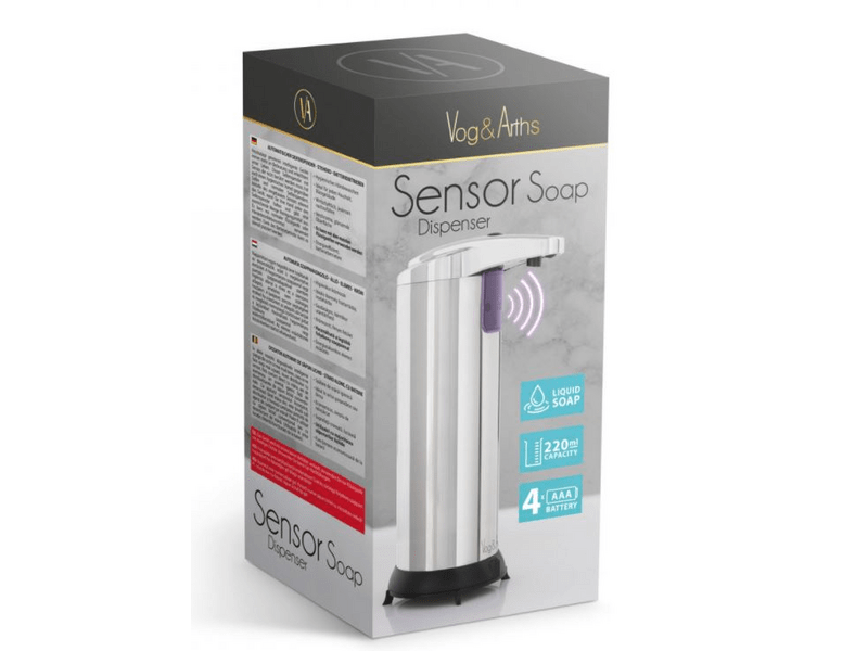 Vog & Arths 51122A Automata szappanadagoló, 220 ml, Króm