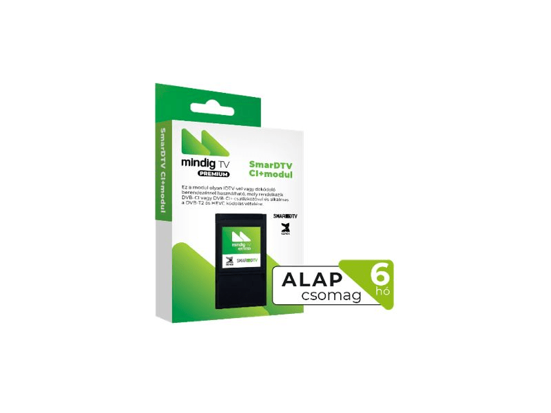 mindigTV PRÉMIUM Alap csomag CI+ Modullal 6 hó Előre fizetett szolgáltatás