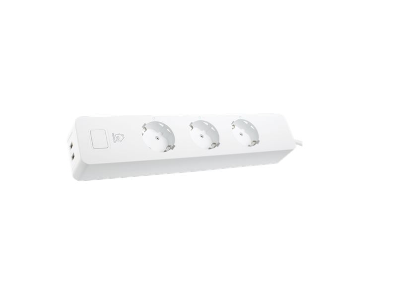Deltaco Smart Home SH-P03USB2 3-as elosztó 2x USB porttal