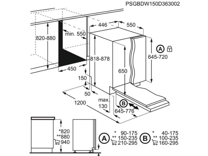 Electrolux EEM43200L Ugradbena integrirana perilica posuđa