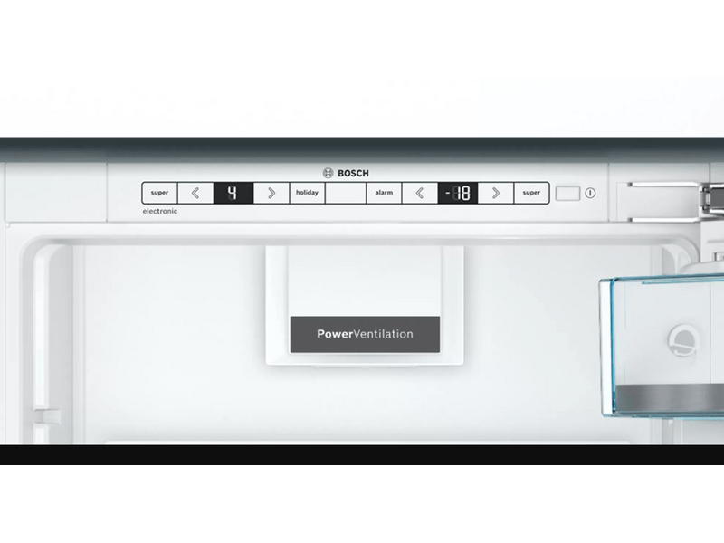 Bosch KIN86AFF0 Beépíthető alulfagyasztós kombinált hűtőszekrény