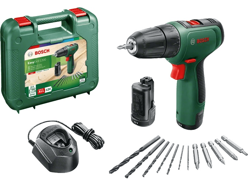 Bosch EasyDrill 1200 Akkus kétfokozatú fúrócsavarozó 2 akku egységgel (06039D3007)
