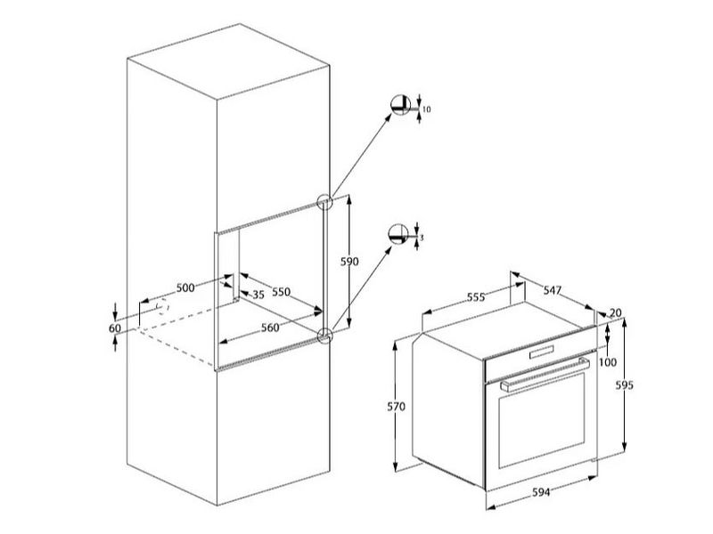 Beko BIM24301BCS Beépíthető sütő