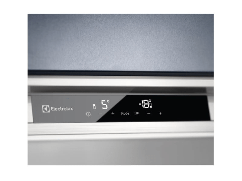 Electrolux LNS9TE19S Beépíthető alulfagyasztós kombinált hűtőszekrény