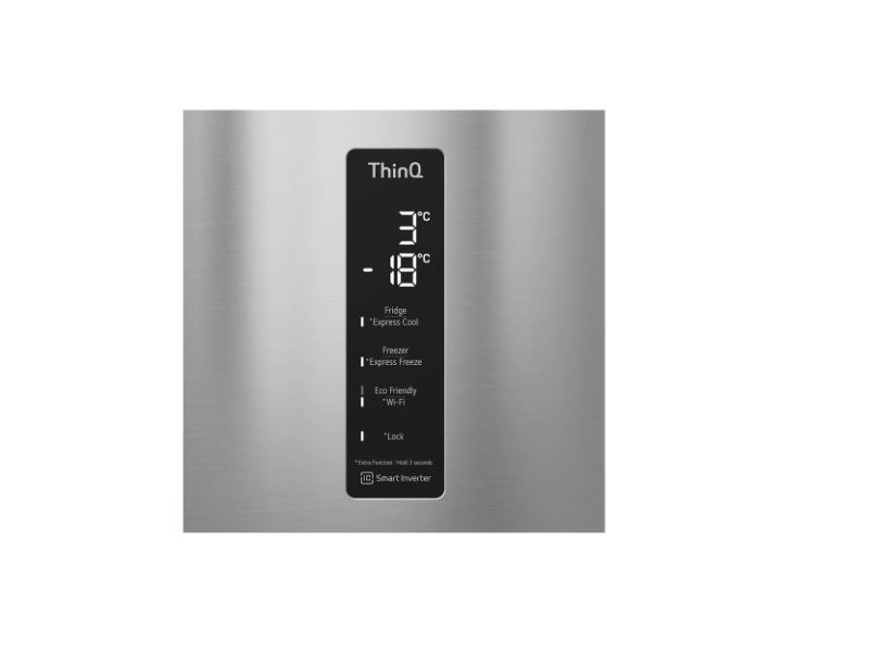 LG GBB72PZDMN Alulfagyasztós kombinált hűtőszekrény