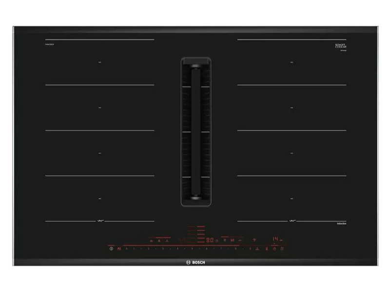 Bosch PXX875D67E Beépíthető indukciós főzőlap beépített páraelszívóval