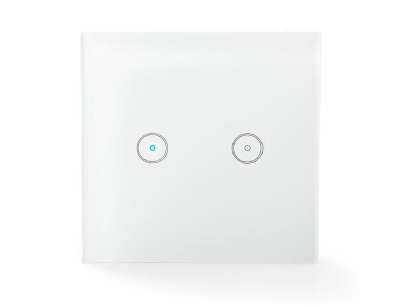 Nedis WIFIWS20WT WiFi Intelligens kettős világításkapcsoló