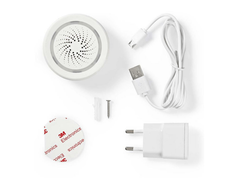 Nedis WIFISI10CWT Wi-Fi-s, Intelligens Sziréna