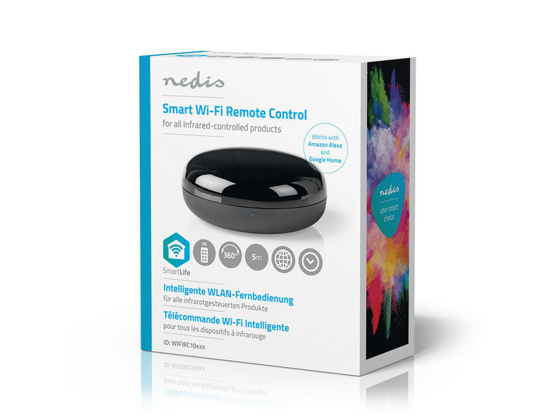 Nedis WIFIRC10CBK WiFi-s intelligens univerzális távvezérlő