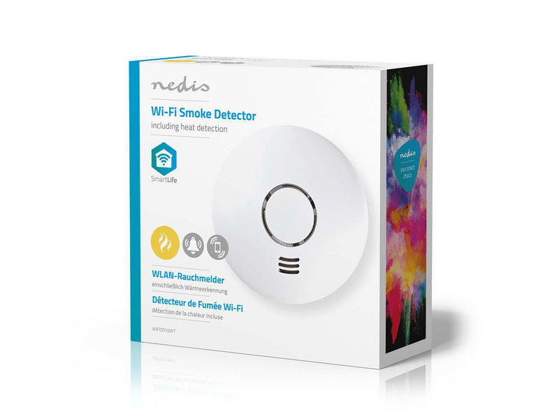 Nedis WIFIDS10WT SmartLife füstérzékelő