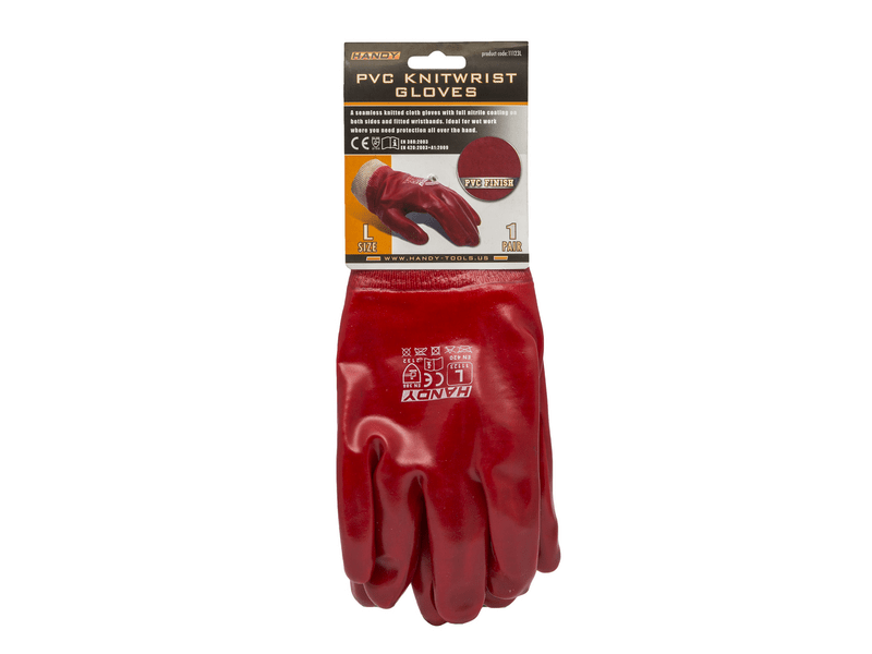 HANDY 11123L Mártott PVC kesztyű L