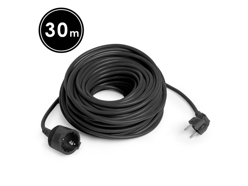 DELIGHT 20507BK Lengő hosszabbító fekete 30m