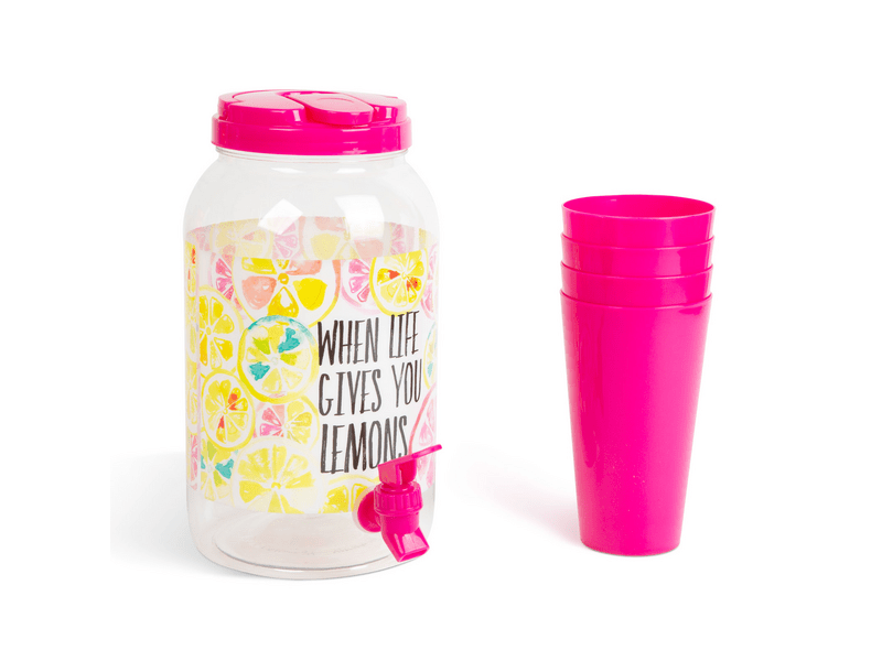 Family 57243C Italadagoló csappal, műanyag pohárszettel