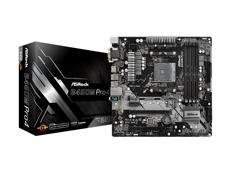 ASRock B450M Pro4 Alaplap
