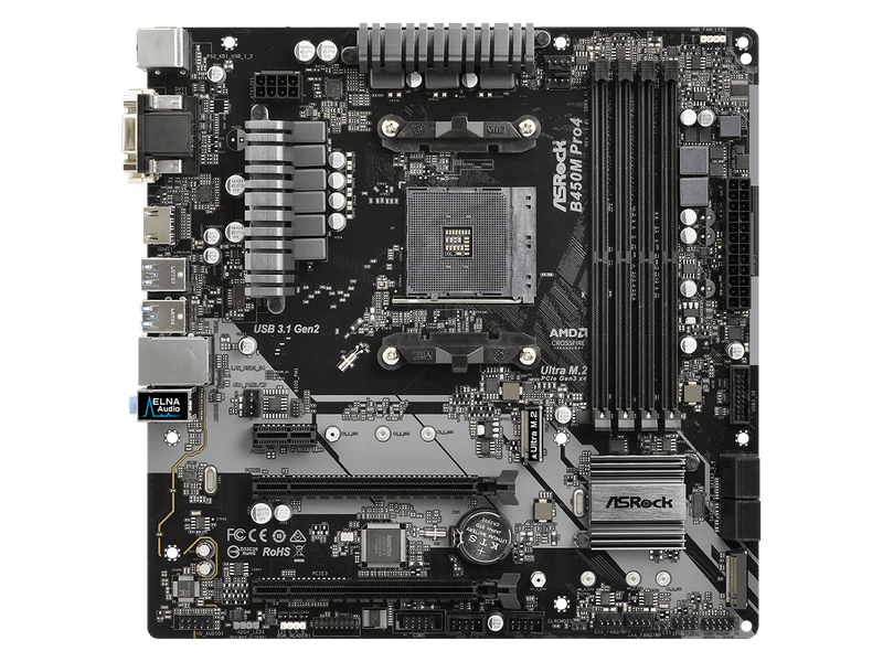 ASRock B450M Pro4 Alaplap