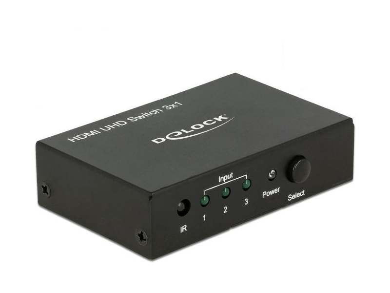 Delock HDMI UHD-kapcsoló 3x1 4K