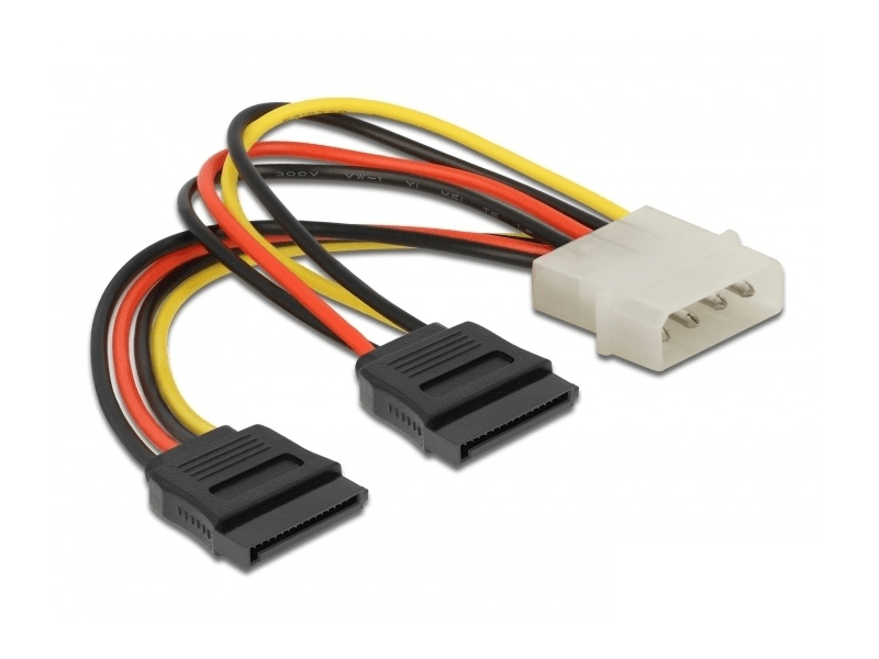 Delock 60102 2 db SATA HDD - 4 tűs Molex átalakító
