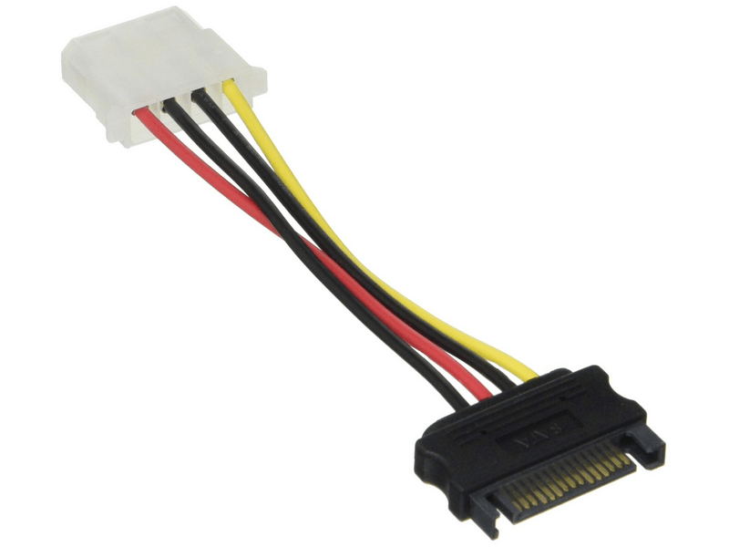 Delock 60115 Átalakító (SATA 15 tűs – Molex 4 tűs)
