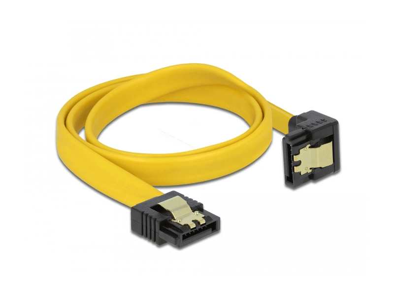 Delock 82479 SATA 3 GB/s Kábel egyenes - lefelé 90 fok
