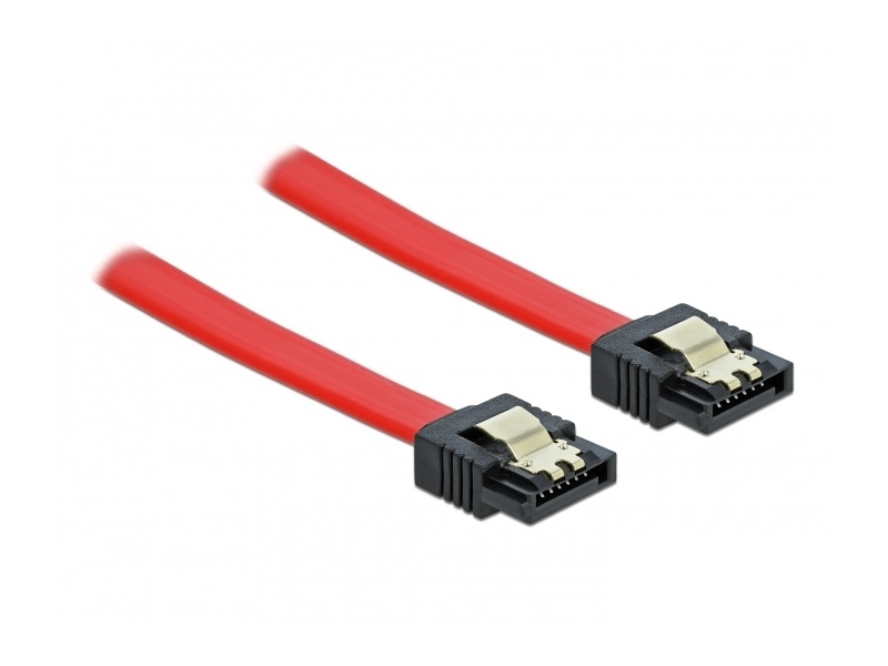 Delock 82676 SATA-kábel egyenes csatlakozódugóval > egyenes SATA-csatlakozódugóval