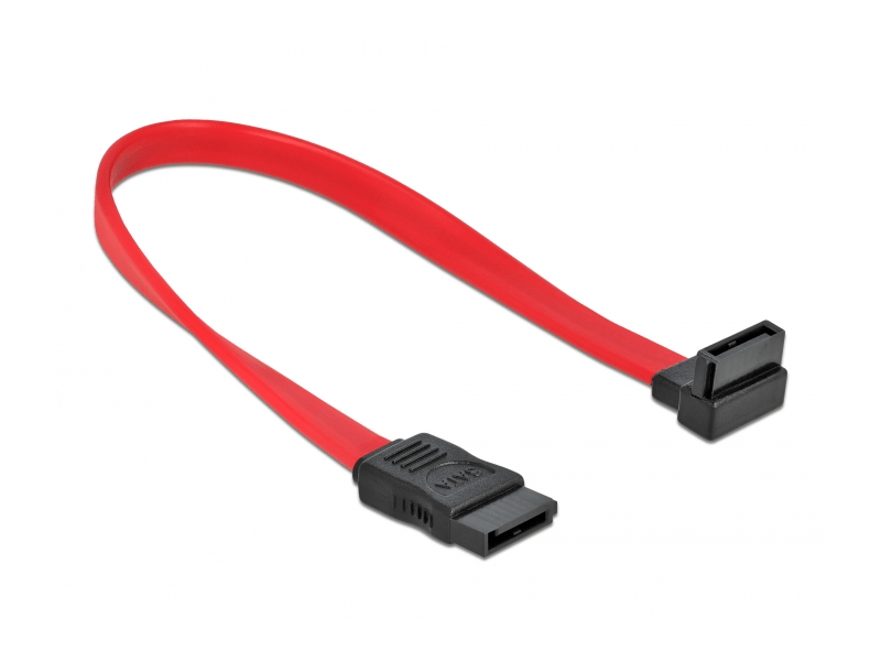 Delock 84354 SATA 3 GB/s kábel egyenes - fölfelé 90 fok 22 cm