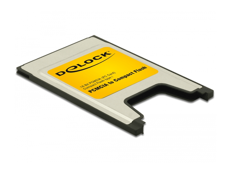 Delock 91051 PCMCIA kártyaolvasó Compact Flash memóriakártyákhoz