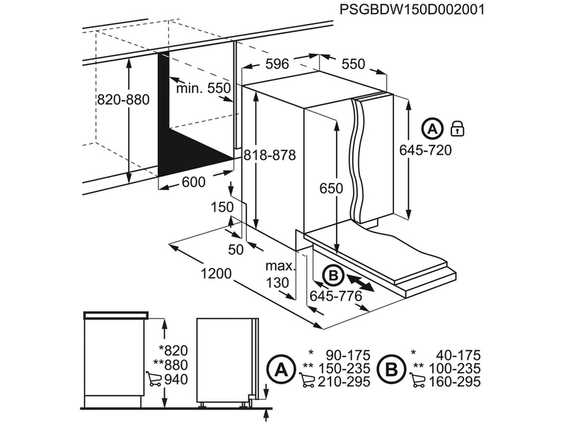 Electrolux EES48200L Ugradbena perilica posuđa
