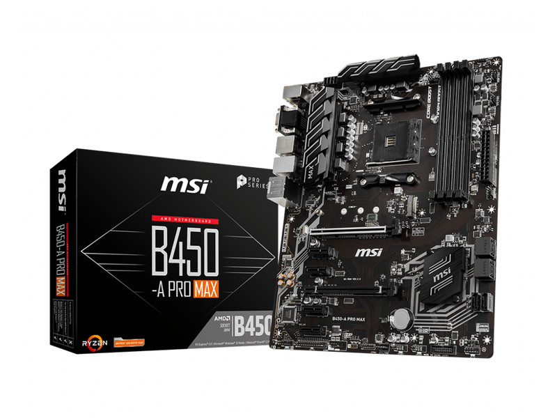 MSI B450-A PRO MAX Alaplap