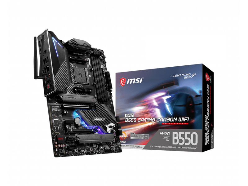 MSI MPG B550 GAMING CARBON Wi-Fi Alaplap