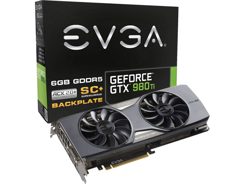EVGA PCIe NVIDIA GTX980Ti 6GB GDDR5 VGA (06GP44995KR)