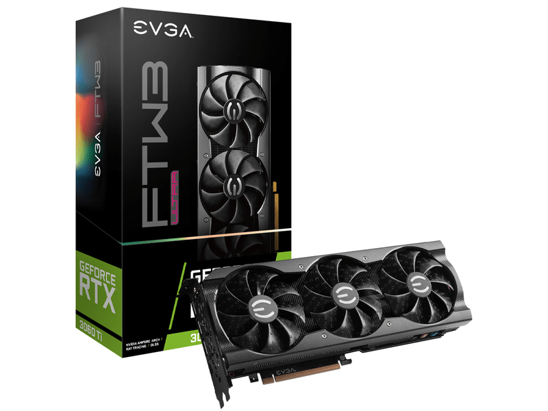 EVGA RTX3060Ti 8GB GDDR6 Ti FTW3 VGA (08GP53667KR)