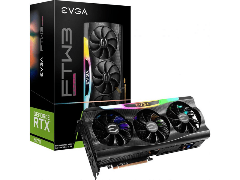 EVGA RTX3070 8GB GDDR6 FTW3 Ultra VGA (08GP53767KR)
