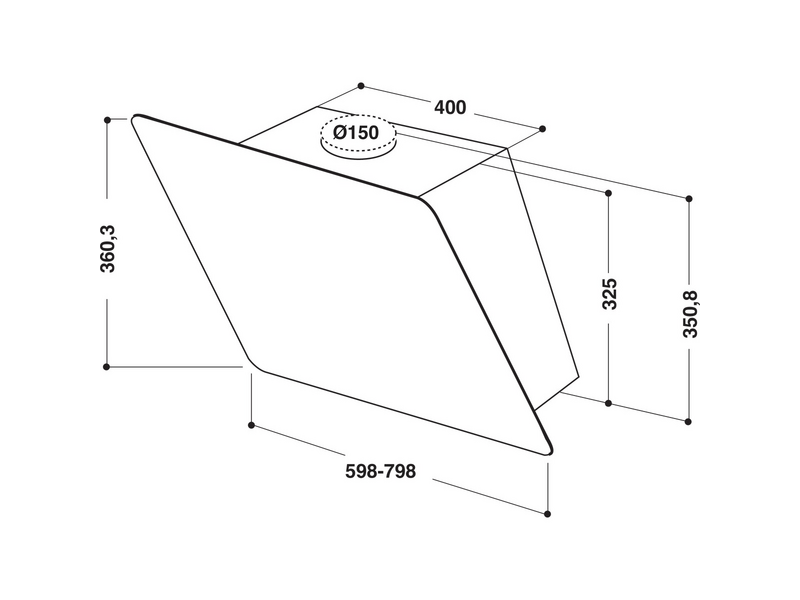 WHIRLPOOL AKR 039 G BL Fali páraelszívó