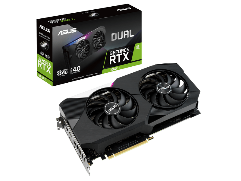 ASUS NVIDIA DUAL-RTX3060TI-8G Videókártya