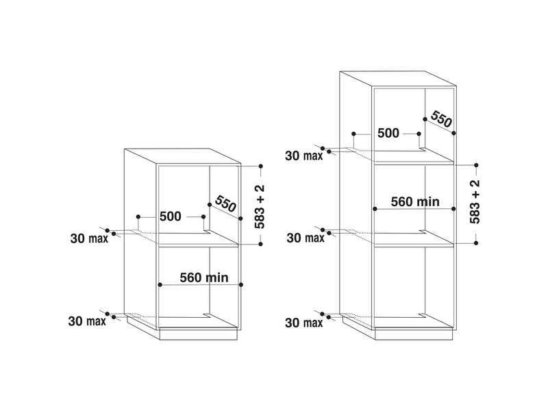 Whirlpool AKZ9 6230 NB Beépíthető sütő, fekete