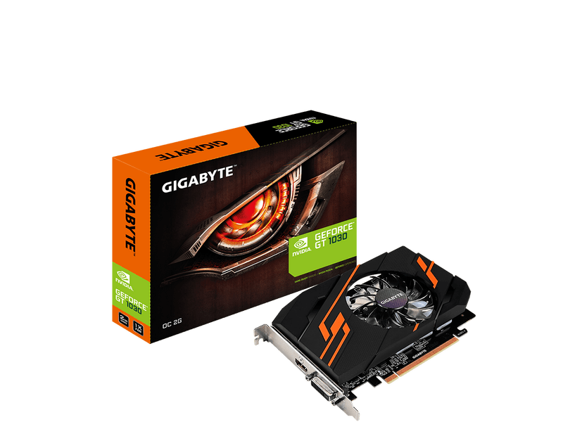 Gigabyte NVIDIA GT 1030 2GB - GeForce GT 1030 OC 2G (GVN1030OC2GI)