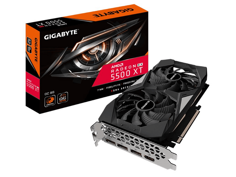 Gigabyte AMD RX 5500 XT 8GB GDDR6-OC 8G (GVR55XTOC8GD)