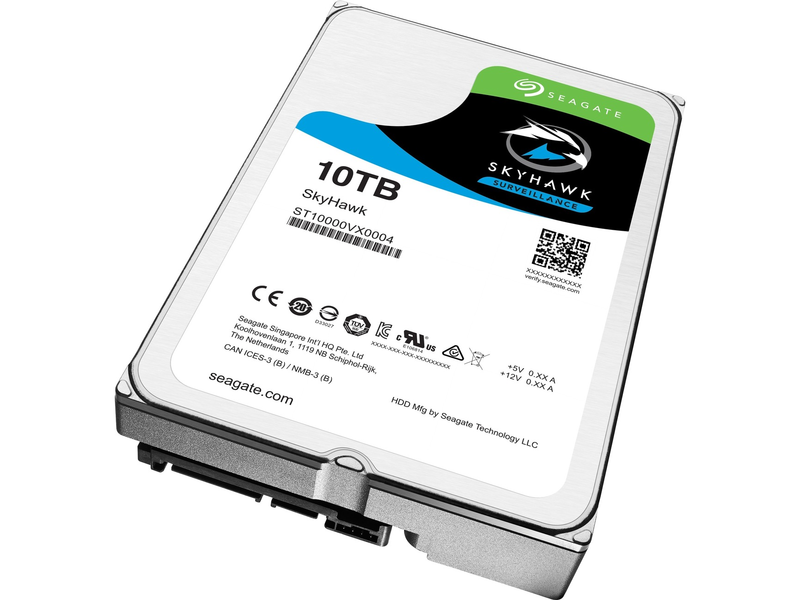 Seagate HDD 3,5 10TB SATA3 256MB SkyHawk (ST10000VX0004)