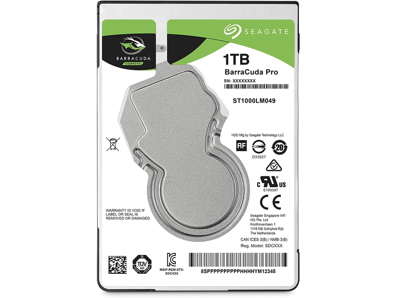 Seagate HDD 2,5 1TB SATA3 7200rpm 128MB Bc PRO (ST1000LM049)