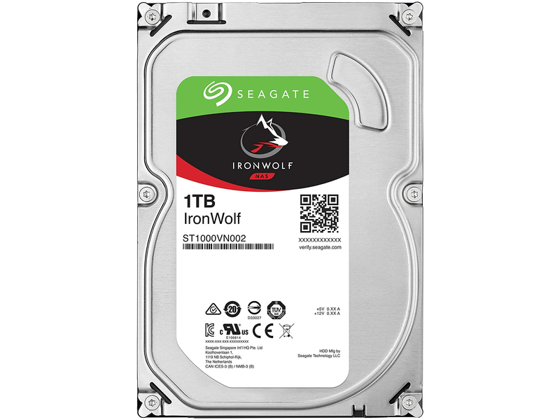 Seagate HDD 3,5 1TB SATA3 5900rpm Ironwolf (ST1000VN002)