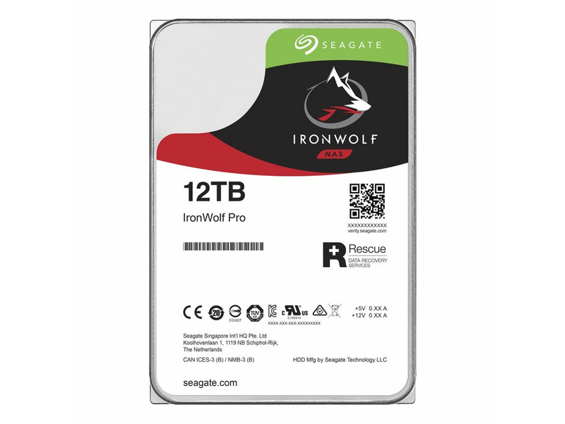 Seagate HDD 3,5 12TB SATA3 Ironwolf PRO (ST12000NE0008)