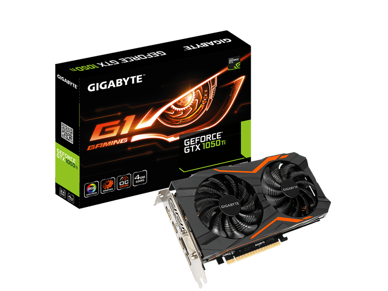 Gigabyte PCIe NV GTX1050 Ti 4GB GDDR5-Gam 4G (GVN105TG1GM4GD)