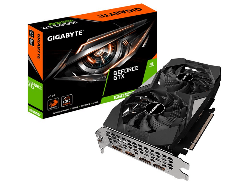Gigabyte NVIDIA GTX1660 SUPER 6GB GDDR6-OC 6G (GVN166SOC6GD)