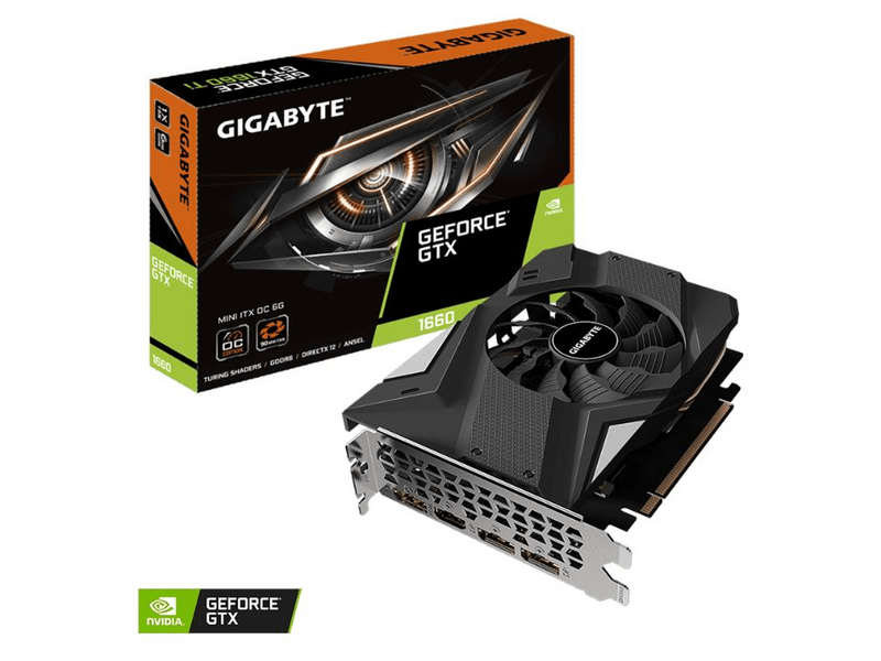 Gigabyte NV GTX1660 6GB GDDR5 MINI ITX OC 6G (GVN1660IXOC6GD)