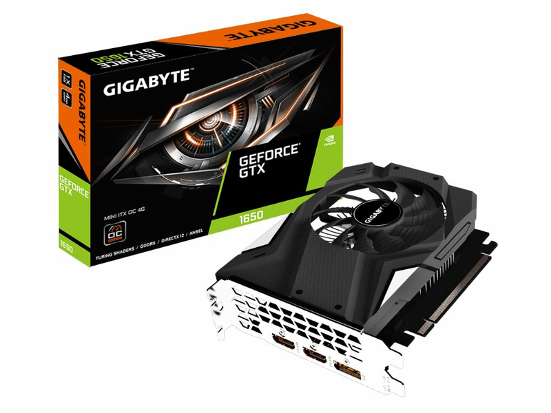 Gigabyte NVIDIA GTX 1650 4GB GDDR5-MINI ITXOC (GVN1650IXOC4GD)